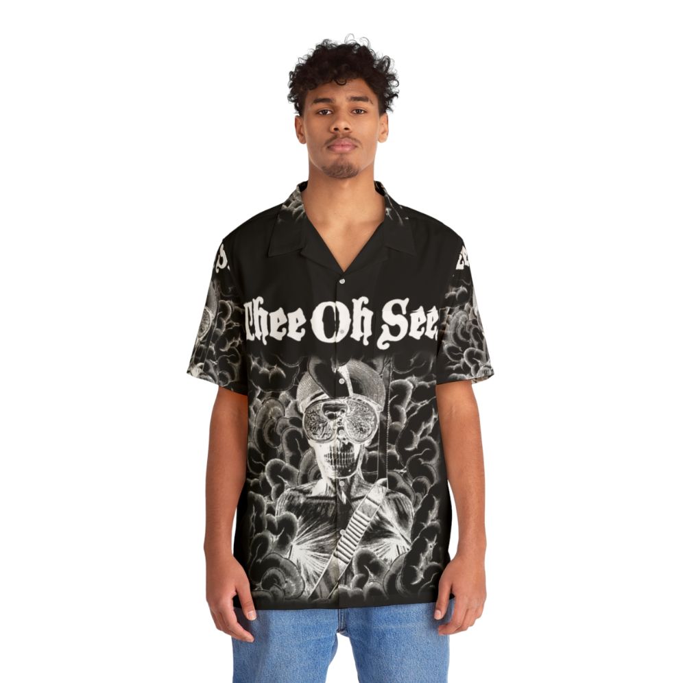 Carrion Crawler Psychedelic Hawaiian Shirt by Thee Oh Sees - People Front