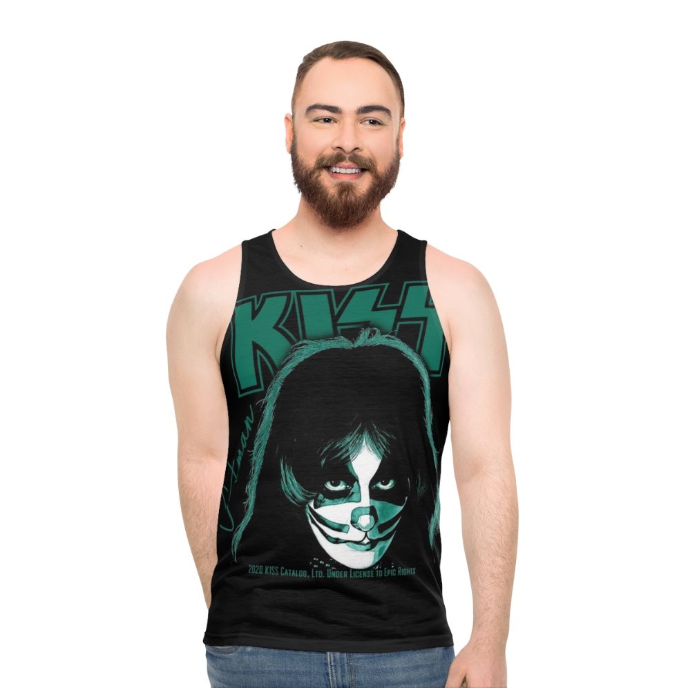 Kiss rock band unisex tank top - men