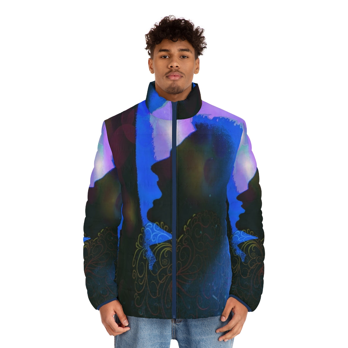 Erasure Andy Bell Graphic Puffer Jacket - men front