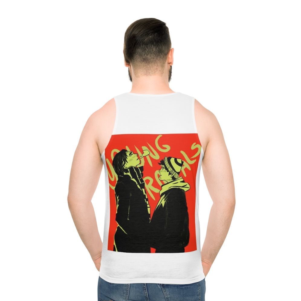 Young Royals Netflix fanart unisex tank top - men back