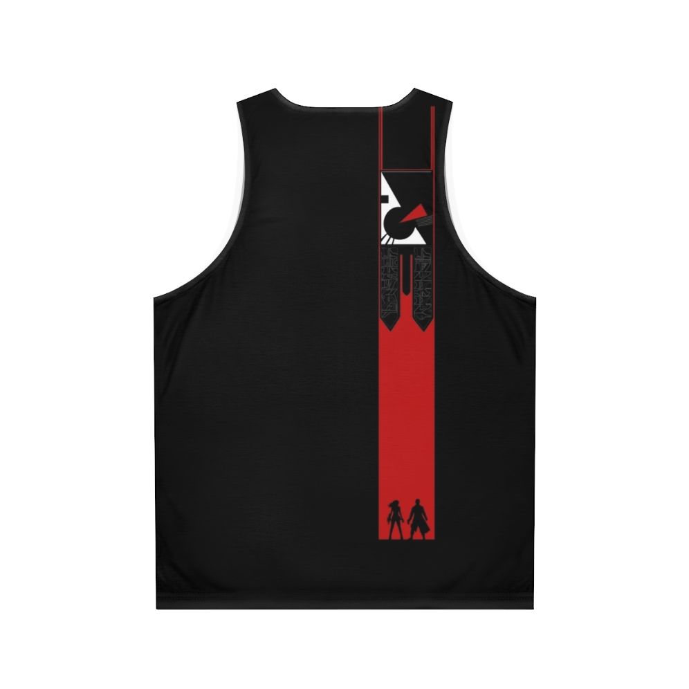 Farscape Peacekeeper Striped Unisex Tank Top - Back