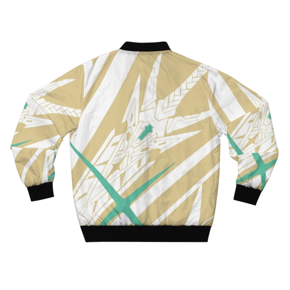 Aegis (Mythra) Bomber Jacket - Xenoblade Chronicles Inspired Outerwear - Back