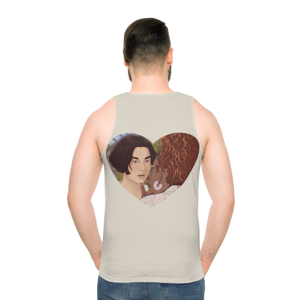 Heartstopper Tao Xu and Elle Argent Unisex Tank Top - men back