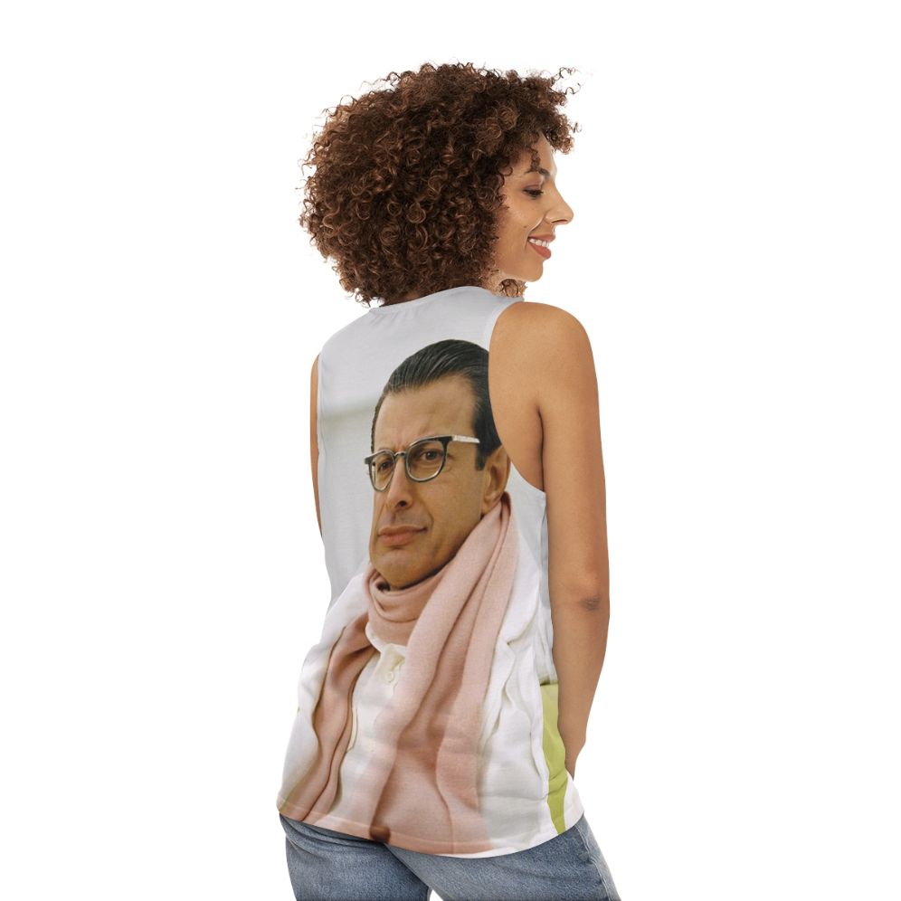 Jeff Goldblum Unisex Tank Top Design - women back