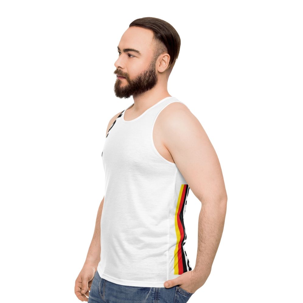 Deutschland unisex pride soccer/futball tank top - men side