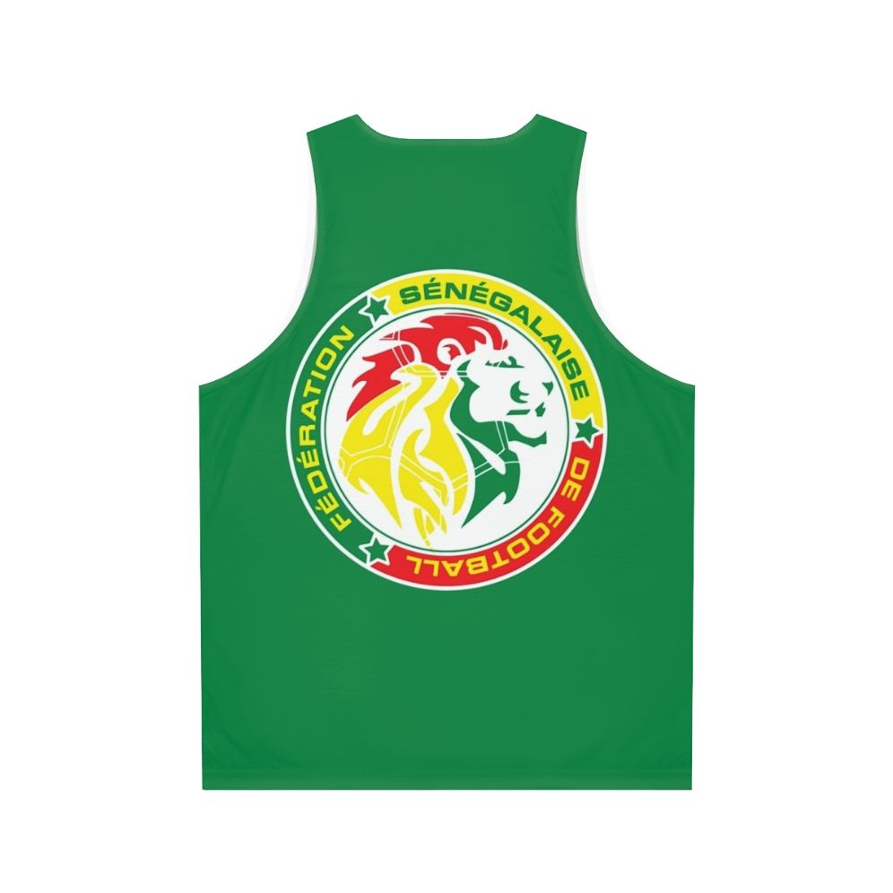 Senegalese Football Team Unisex Tank Top - Back