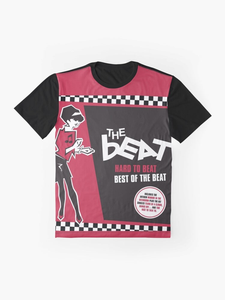 Vintage graphic t-shirt featuring The English Beat, a classic British 2-Tone Ska band - Flat lay