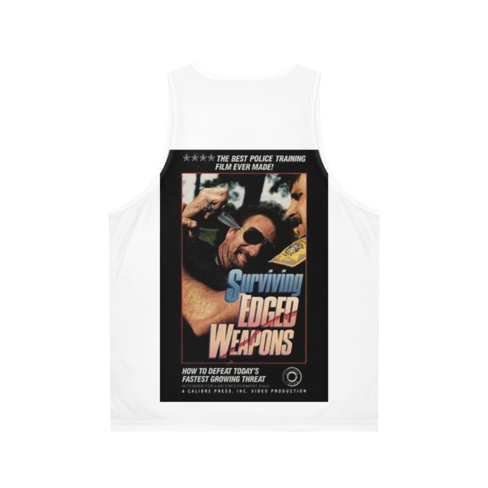 Tactical Parody Survival Edged Weapons Tank Top - Back