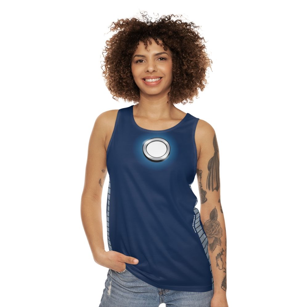 Proton Man Costume Adult Unisex Tank Top - women