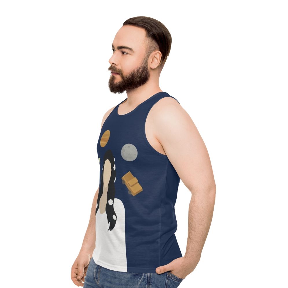 Lana Del Rey inspired celestial unisex tank top - men side