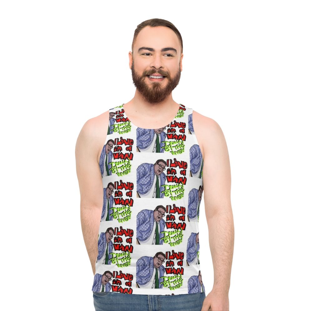 Unisex 'I Live In A Van' Matt Foley Motivational Tank Top - men