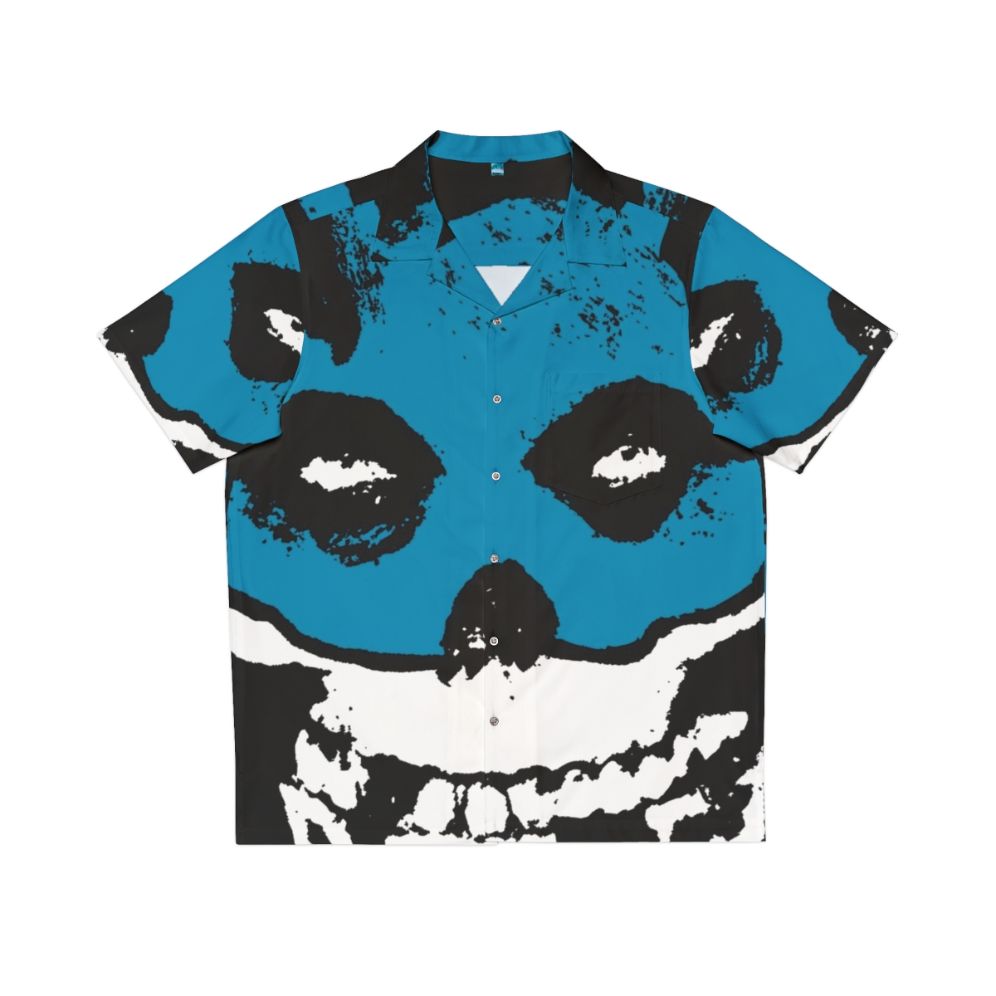 Bat Fiend Hawaiian Shirt with Retro Horror Punk Design