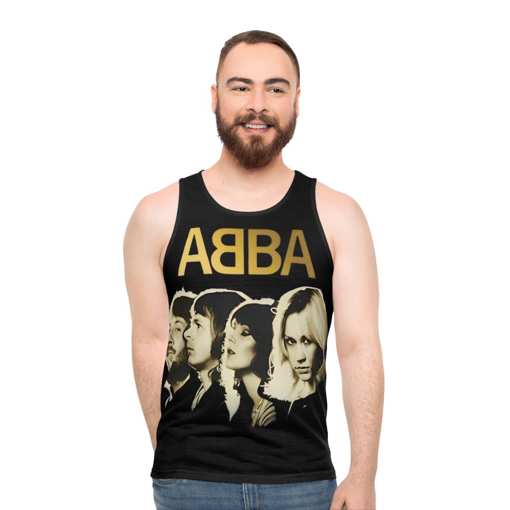 Abba unisex 70s disco tank top - men