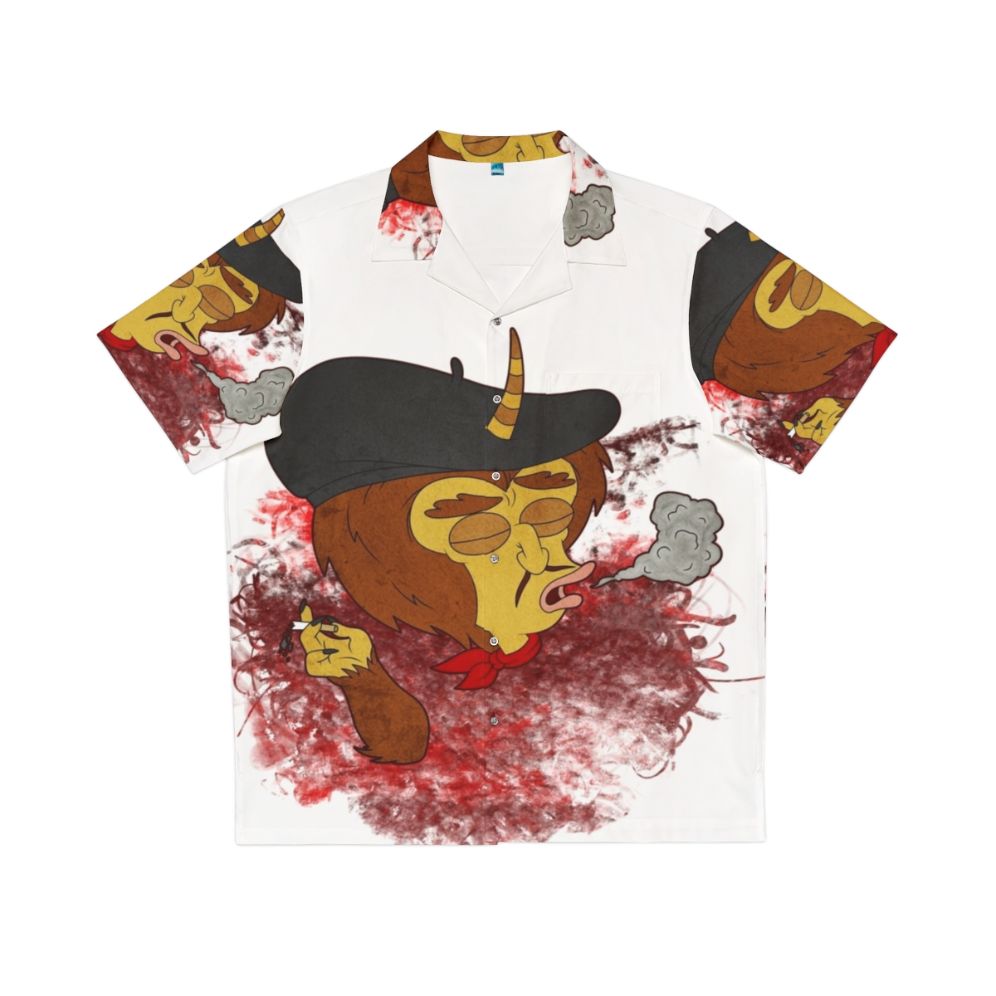 Big Mouth Maury Hawaiian Smoking Shirt 2