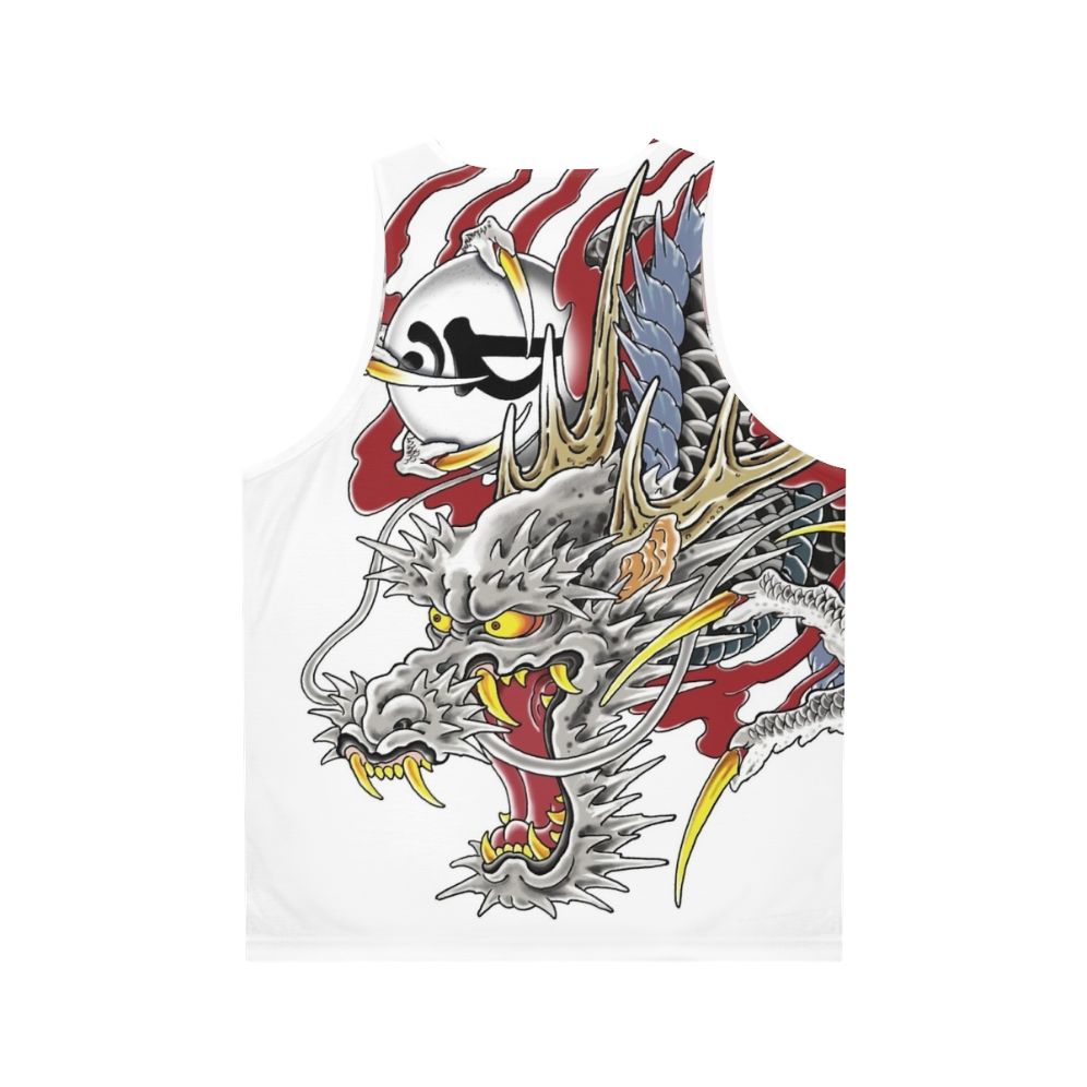 Kazuma Kiryu Dragon Tattoo Unisex Tank Top - Back