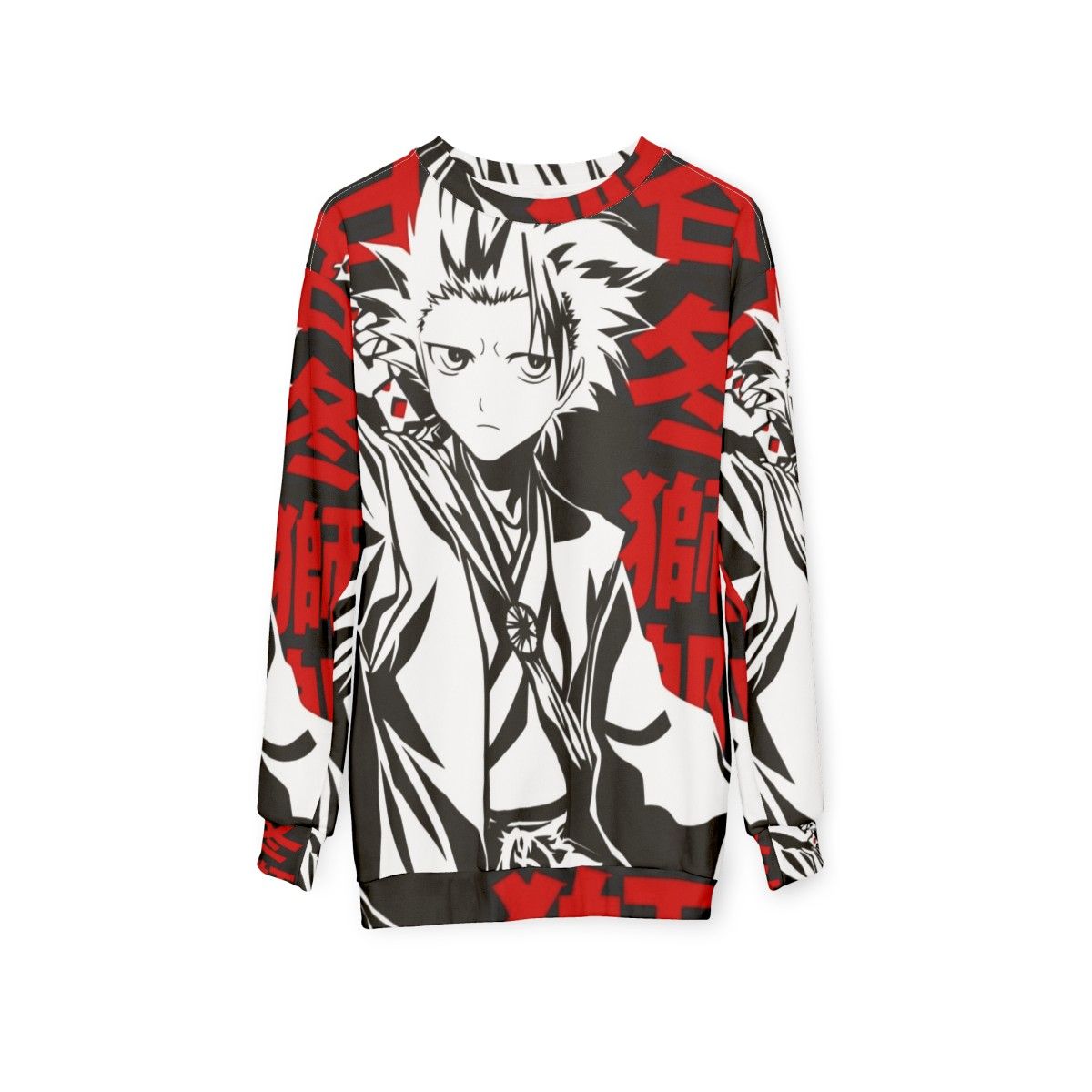 Toshiro Hitsugaya 10th Division Captain Bleach Anime Sweatshirt - hanging