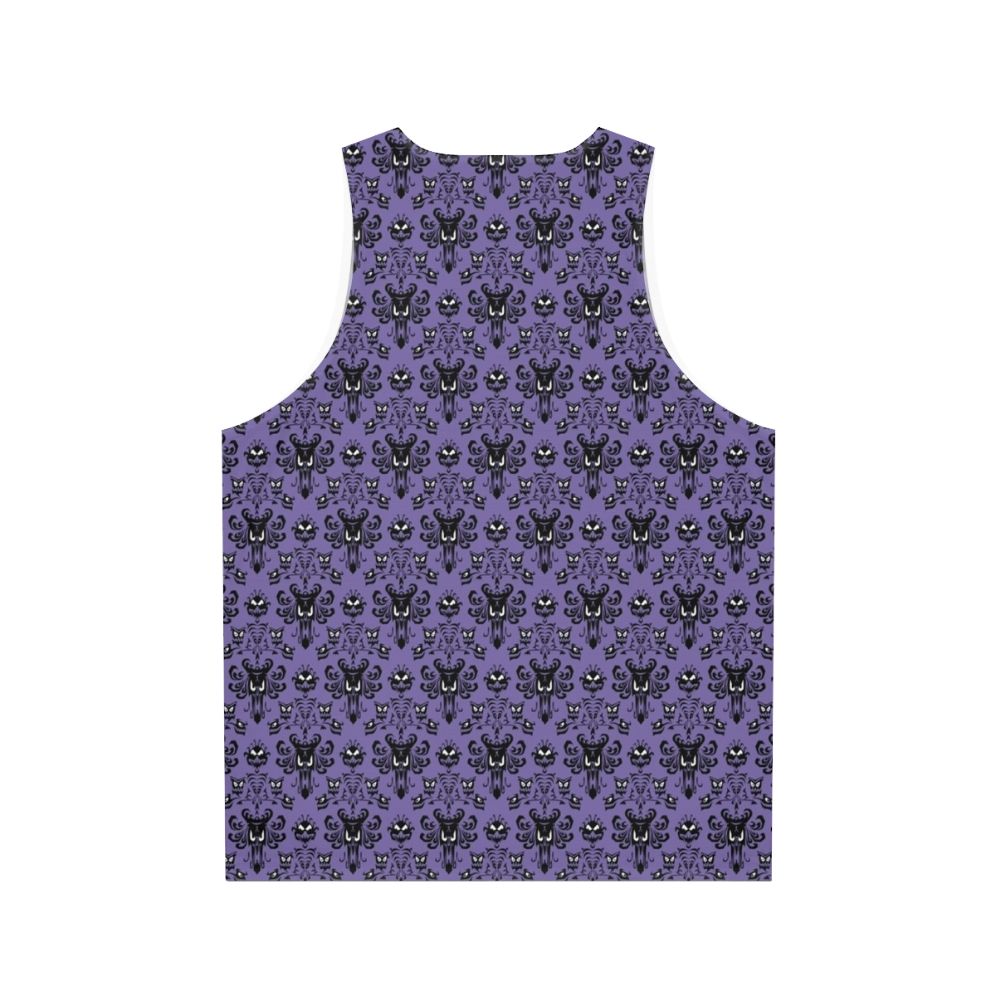 Disney Haunted Mansion Wallpaper Unisex Tank Top - Back