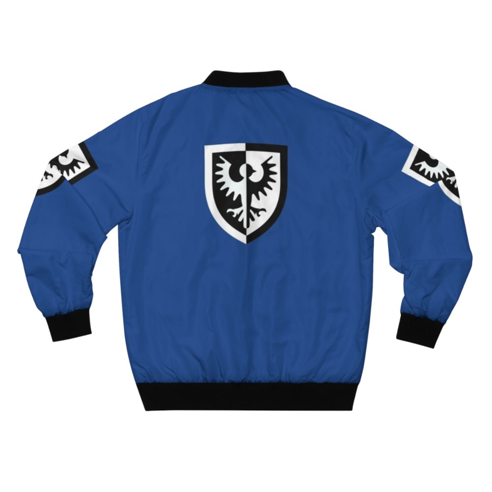 Classic Black Falcons Lego Bomber Jacket with Falcon Logo - Back