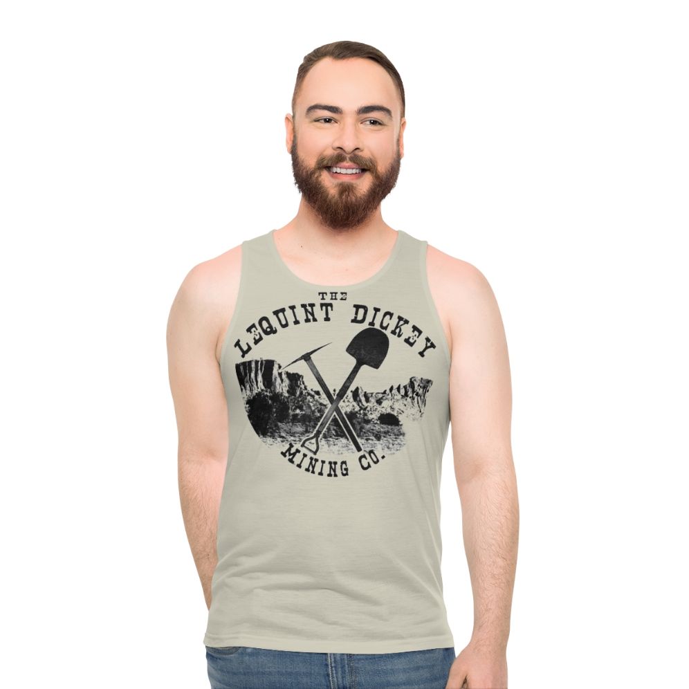 Vintage mining company unisex tank top - men