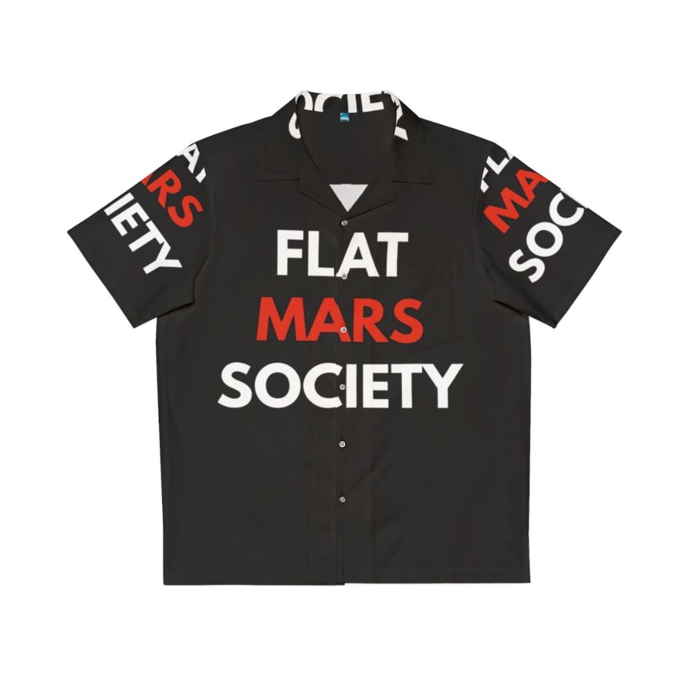 Flat Mars Society Cosmic Hawaiian Shirt