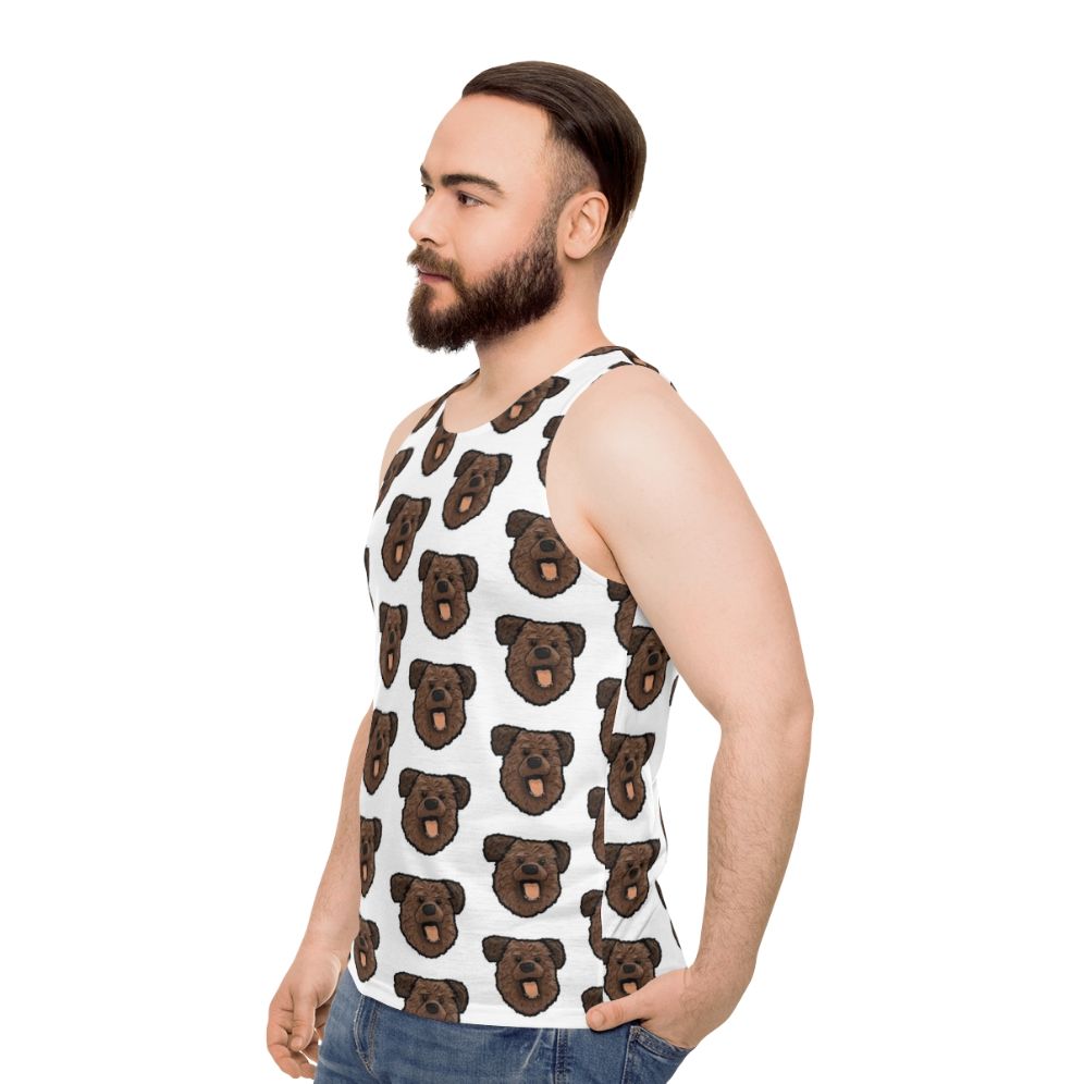 Hacker T Dog from CBBC Unisex Tank Top - men side