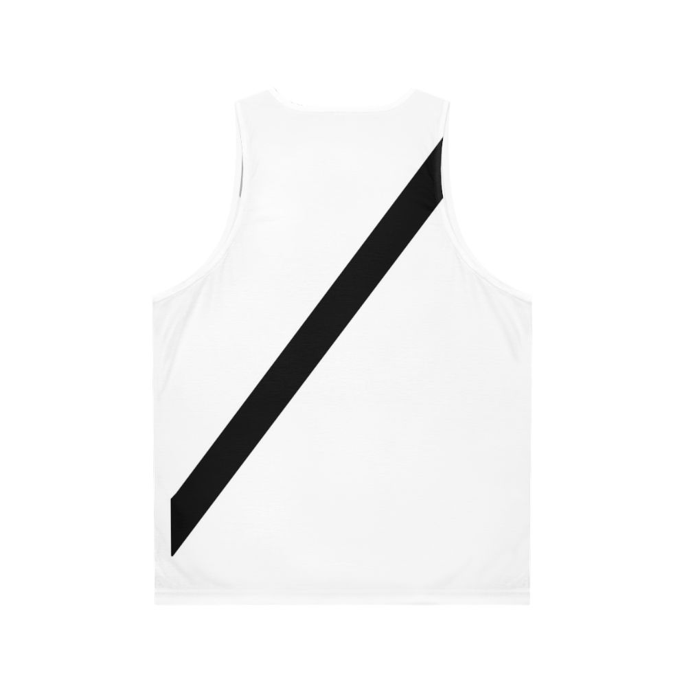 Unisex tank top with safety belt car seat belt design - Back