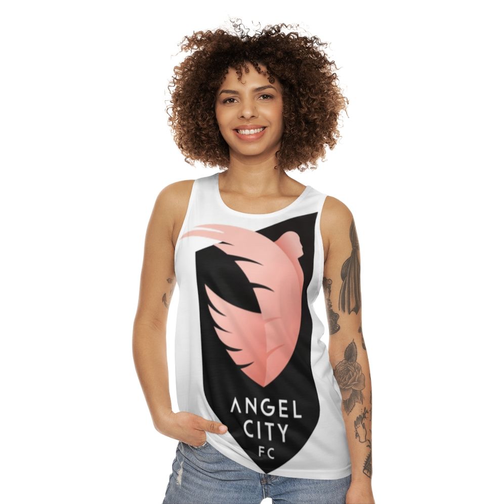 Empowering women's football tank top - women