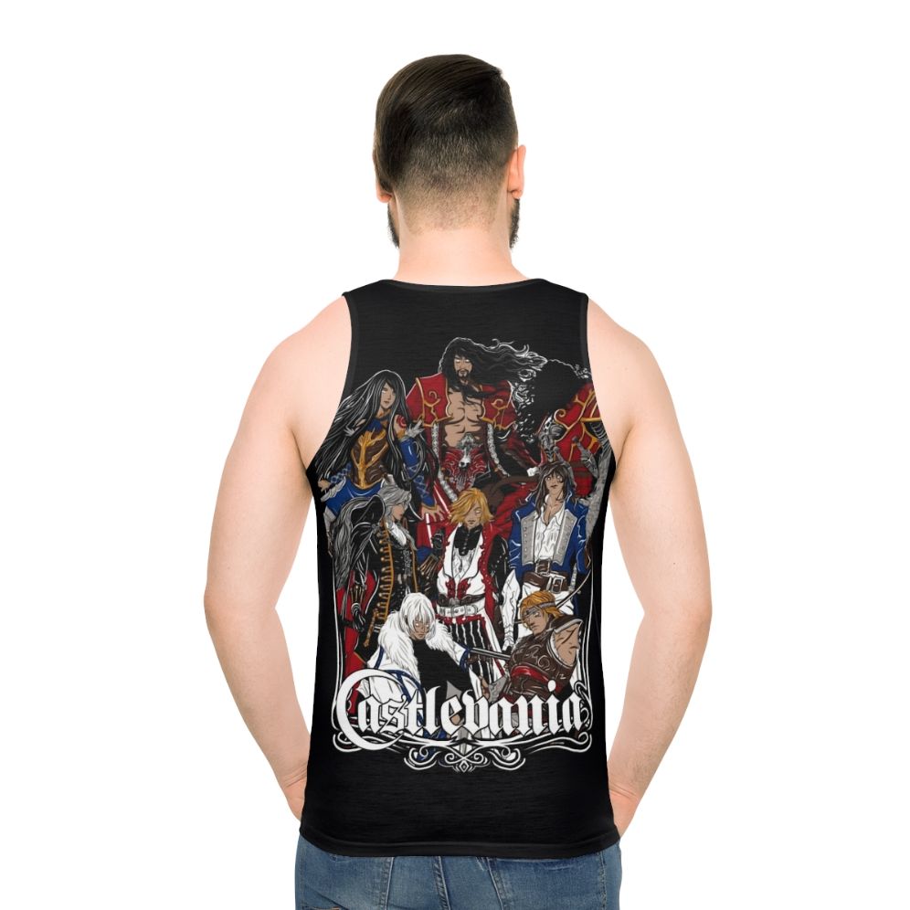 Castlevania Classic Unisex Tank Top - men back