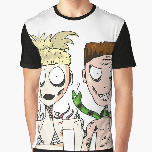 Die Antwoord Yolandi & Ninja Graphic T-Shirt featuring the iconic duo