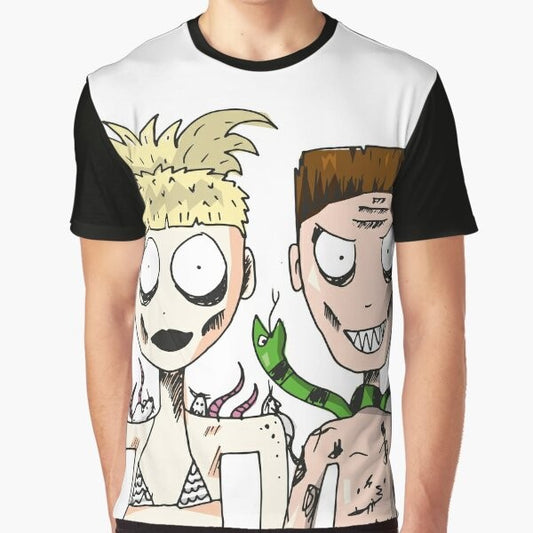 Die Antwoord Yolandi & Ninja Graphic T-Shirt featuring the iconic duo