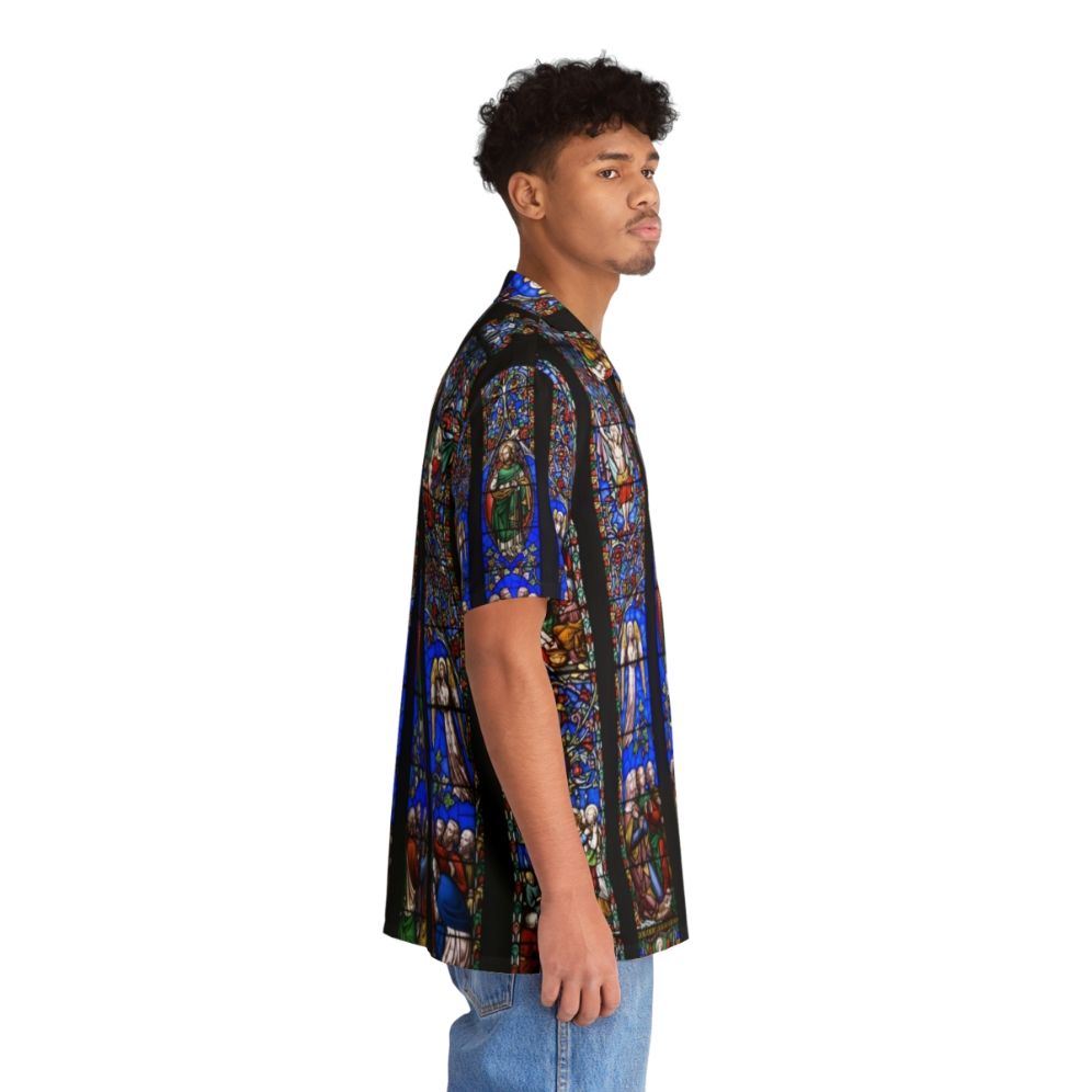 Church Stained Glass Window Hawaiian Shirt - People Pight