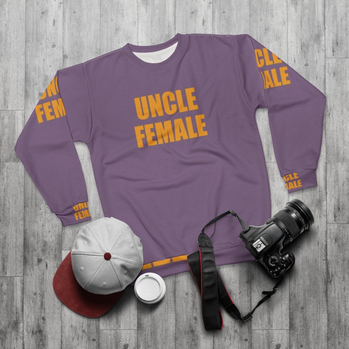 Icarly Uncle Female Penny Tee Sweatshirt - flat lay