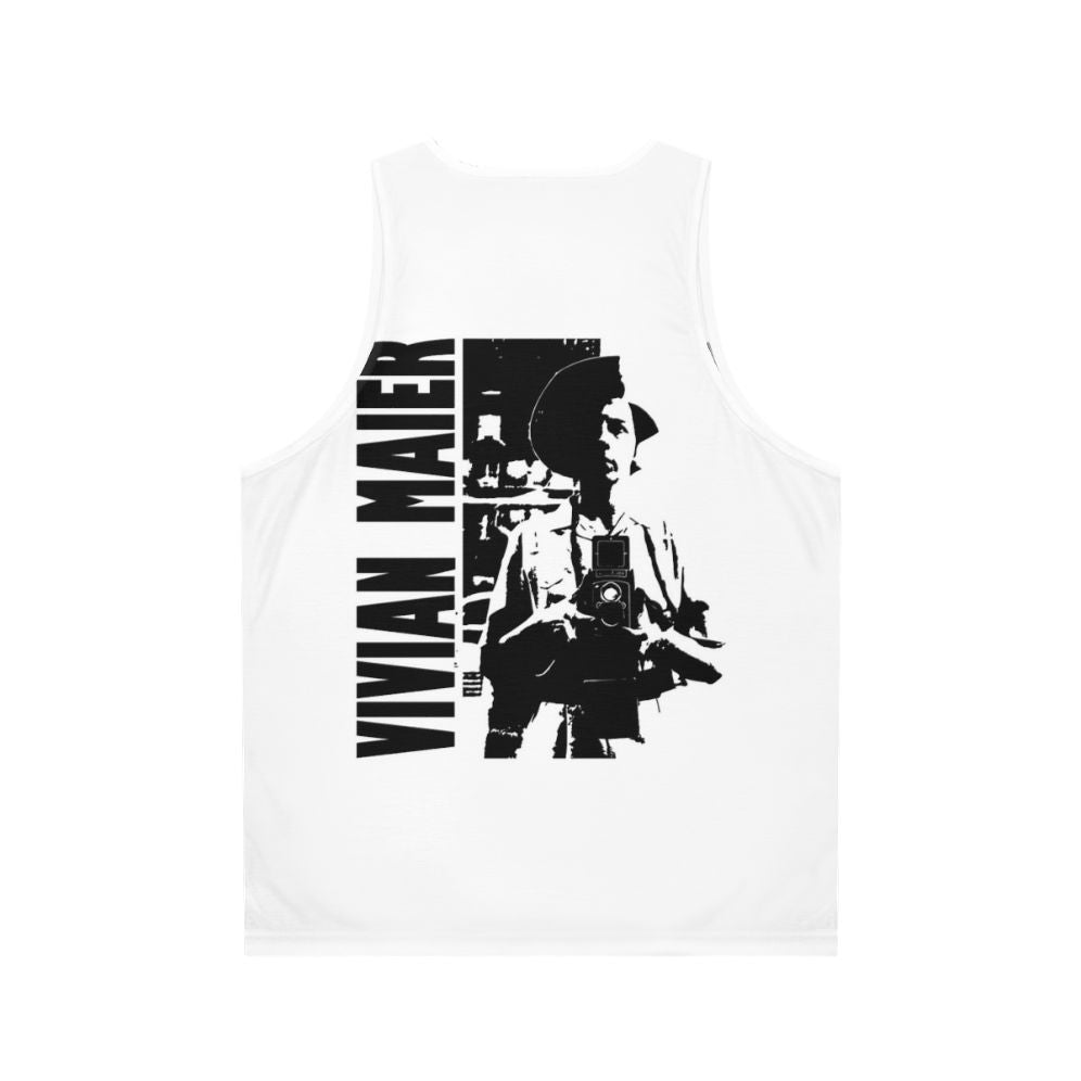 Vivian Maier inspired unisex tank top - Back