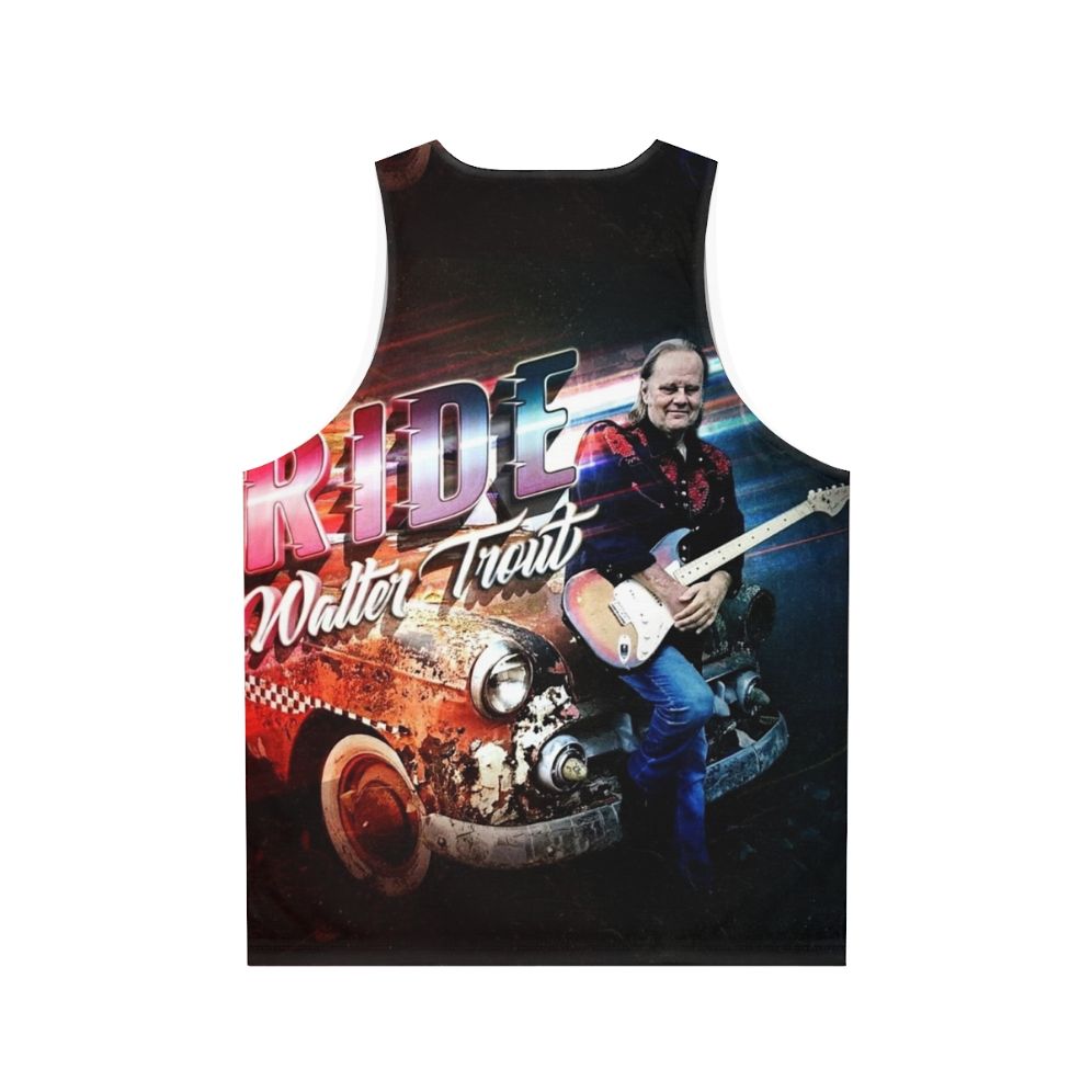 Walter Trout Vintage Unisex Concert Tank Top - Back