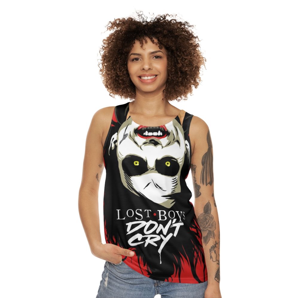 Goth and horror unisex tank top - women