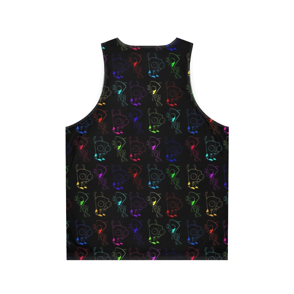 Invader Zim Gir Retro Graphic Tank Top - Back