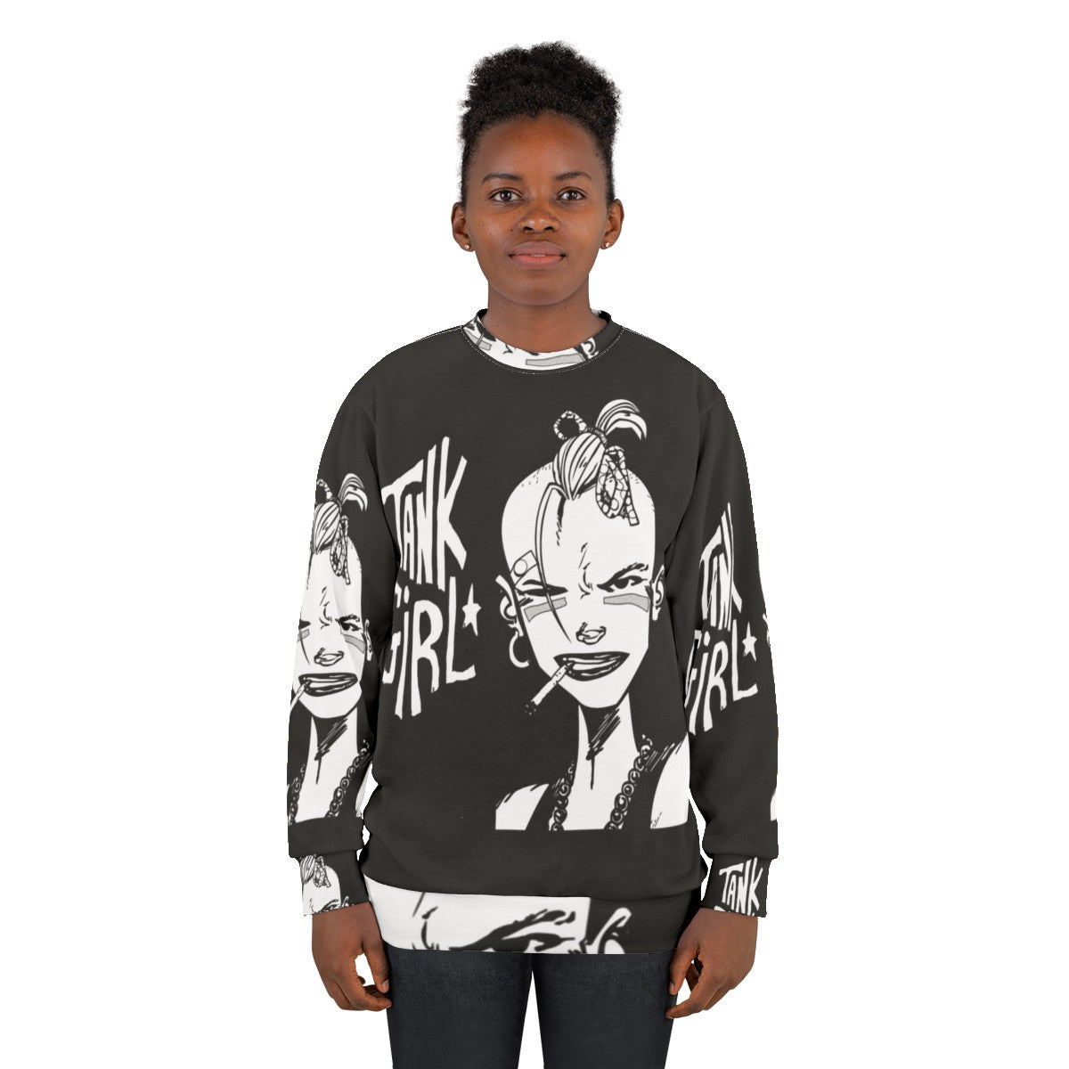 Punk Tank Girl Graphic Sweatshirt - women