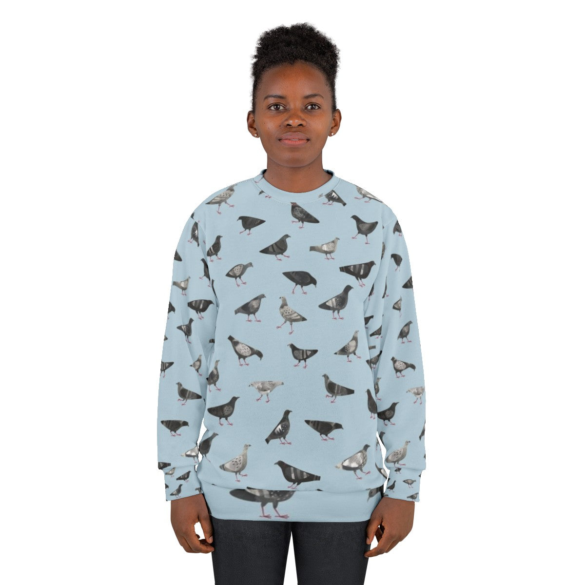 Pigeons Doing Pigeon Things Urban Sweatshirt - women