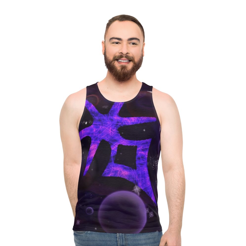 Dark Knight Galaxy Unisex Tank Top - men