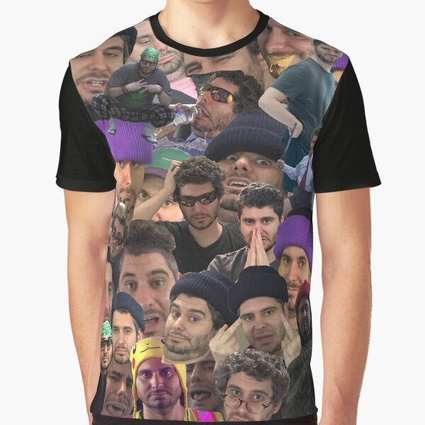 Ethan Klein H3H3 collage graphic t-shirt