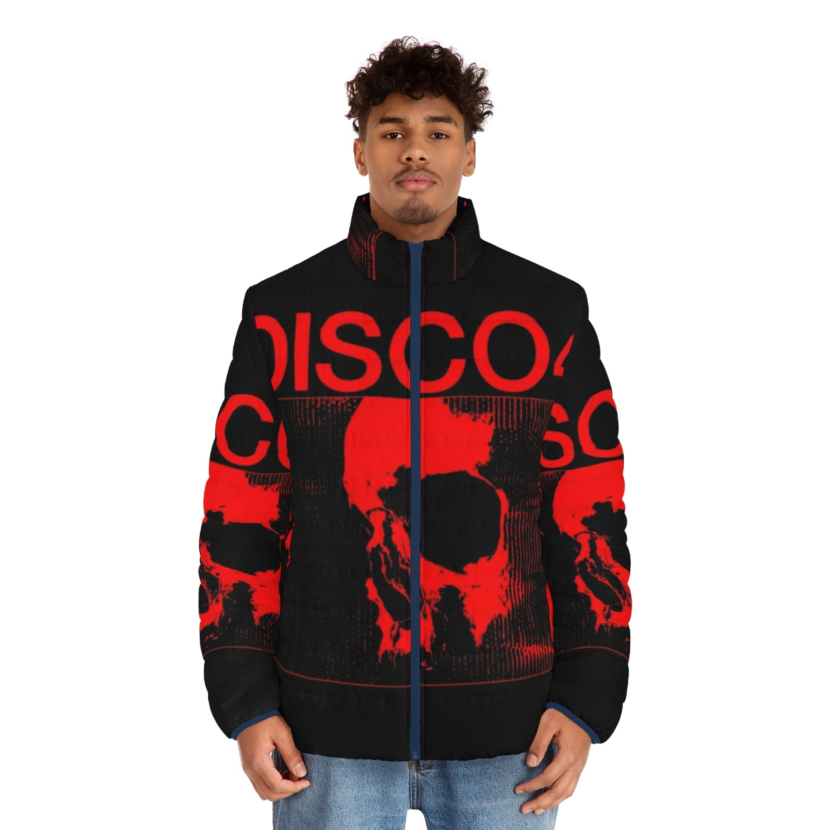 Disco4 Puffer Jacket with music-inspired design - men front