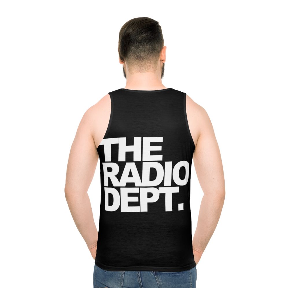 Unisex Minimalist Tank Top - men back