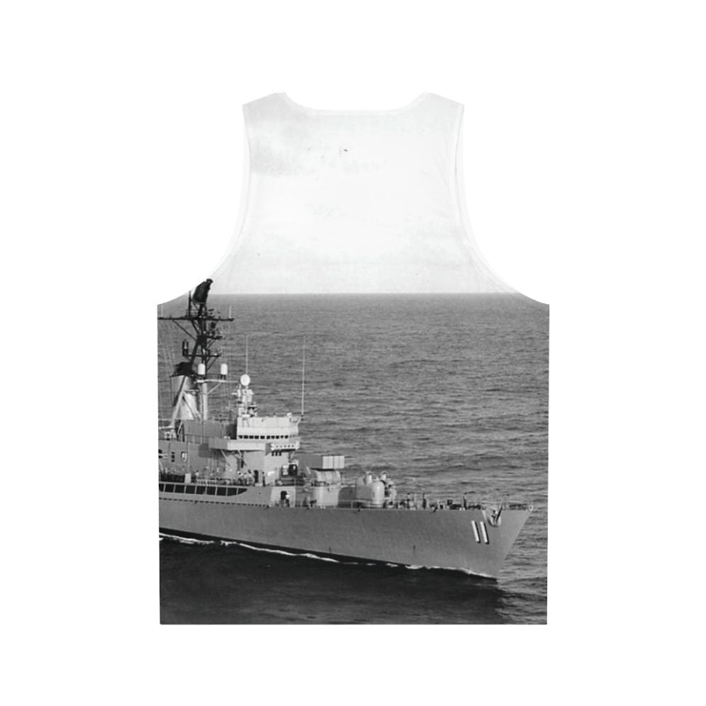 Navy USN USS Mahan DLG-11 Unisex Tank Top - Back