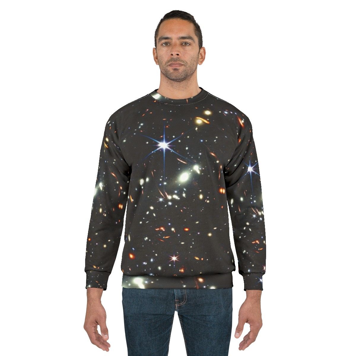 James Webb deep field space telescope sweatshirt - men