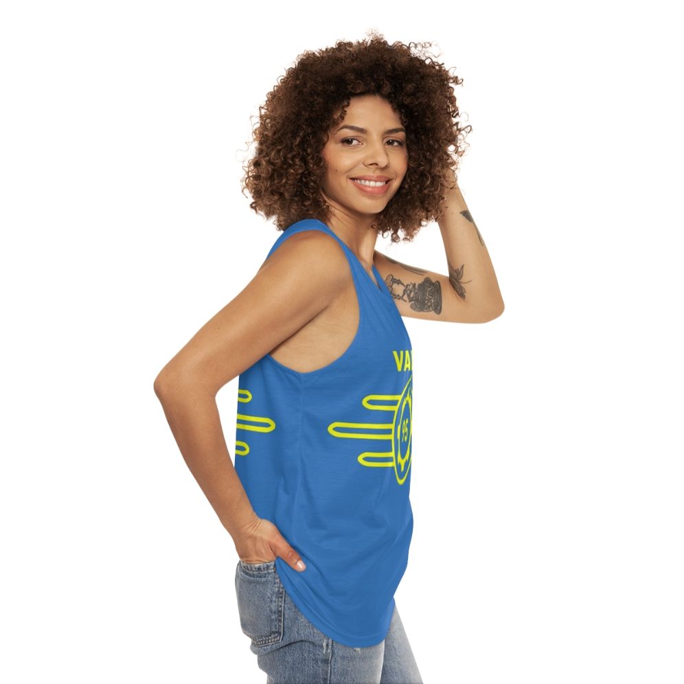 Fallout Inspired Unisex Tank Top - women side