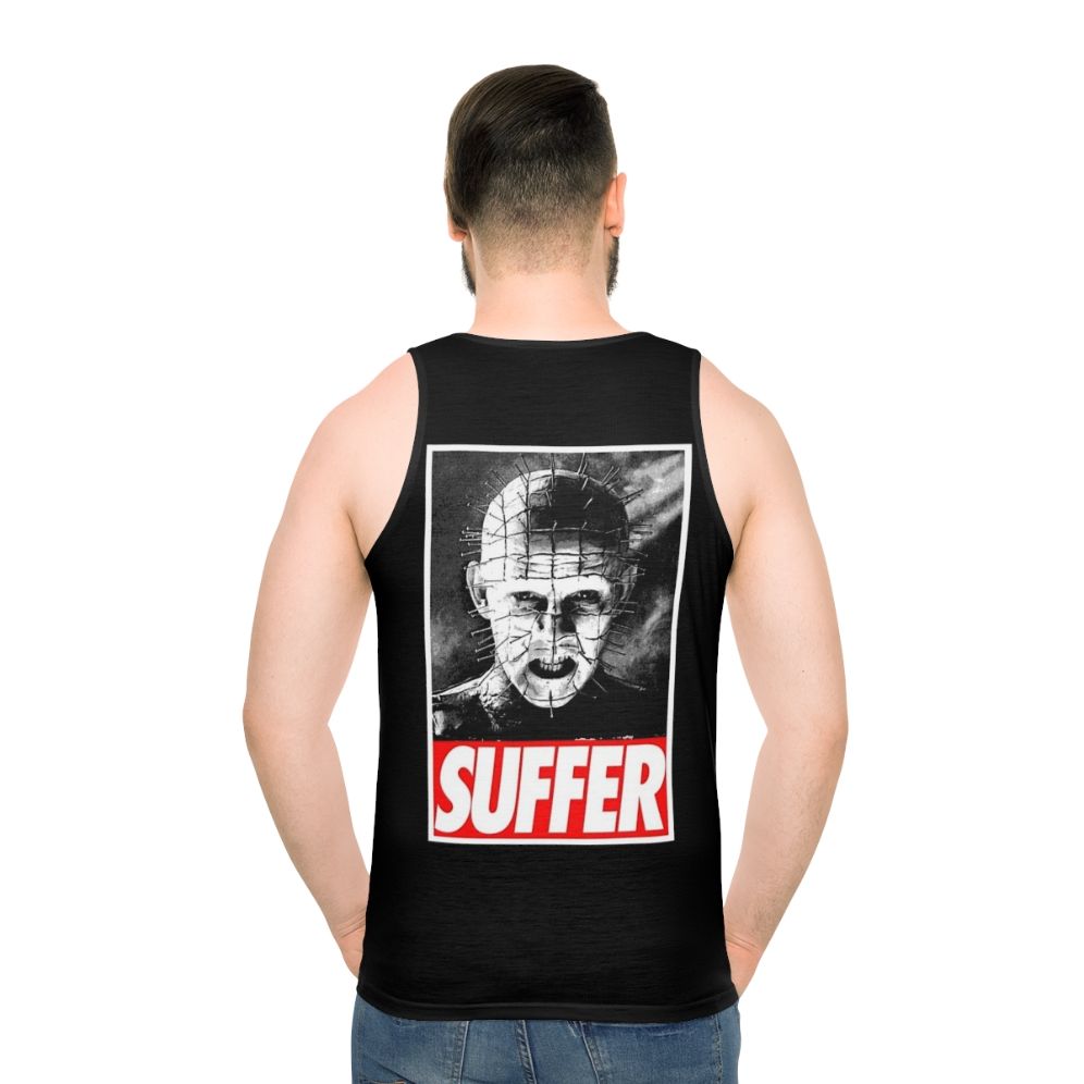 Pinhead Hellraiser Unisex Horror Tank Top - men back