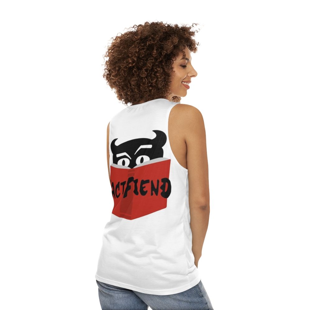 Fact Fiend Logo Unisex Tank Top - women back