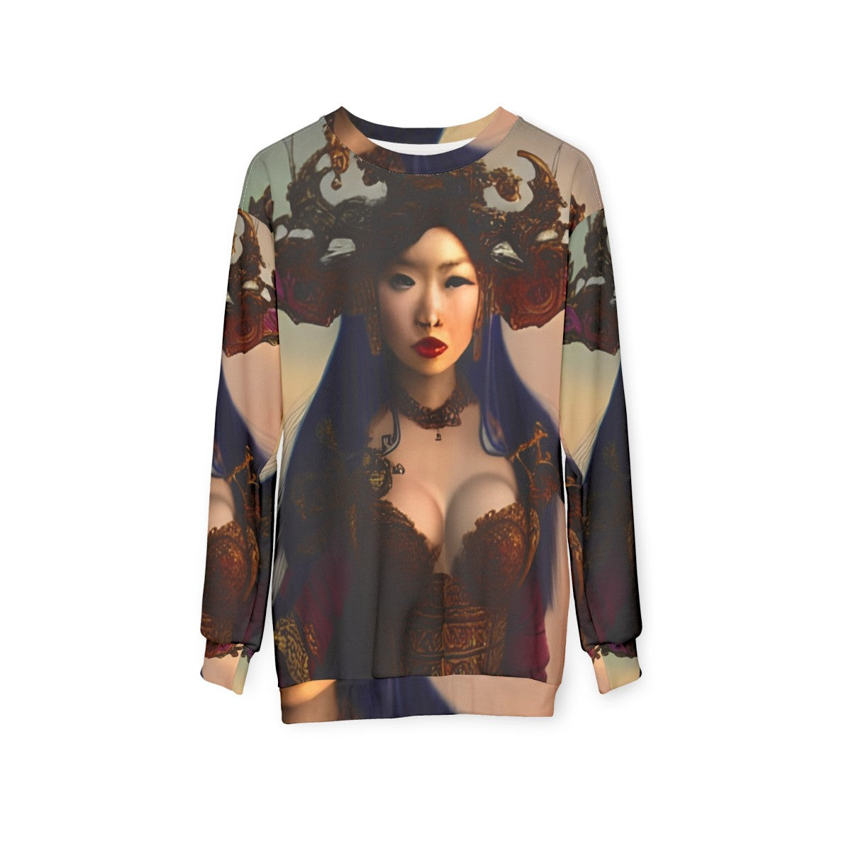 Zheng Yi Sao, Chinese Pirate Queen Portrait Sweatshirt - hanging