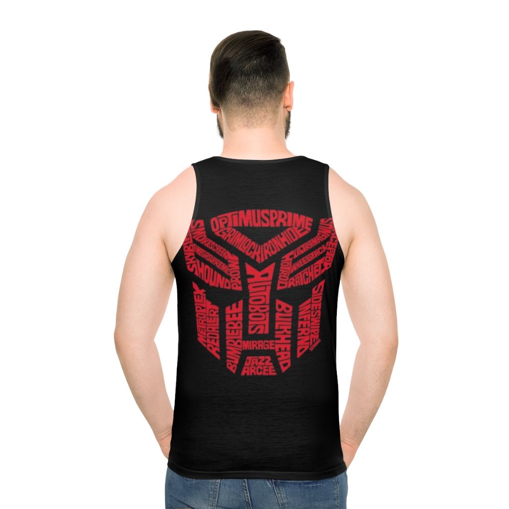 Transformers Autobots Unisex Tank Top - men back