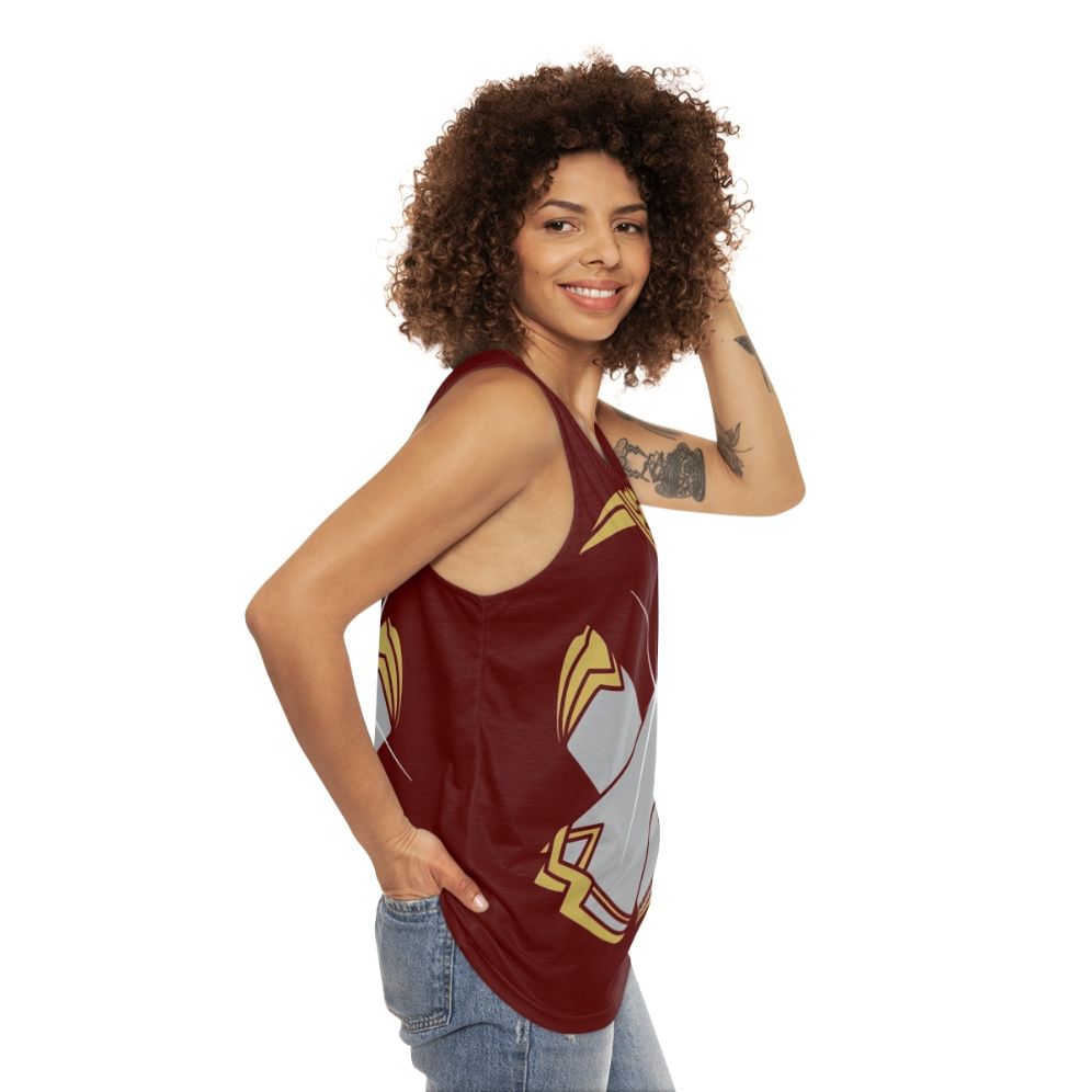 Warrior woman superhero bracelet power tank top - women side